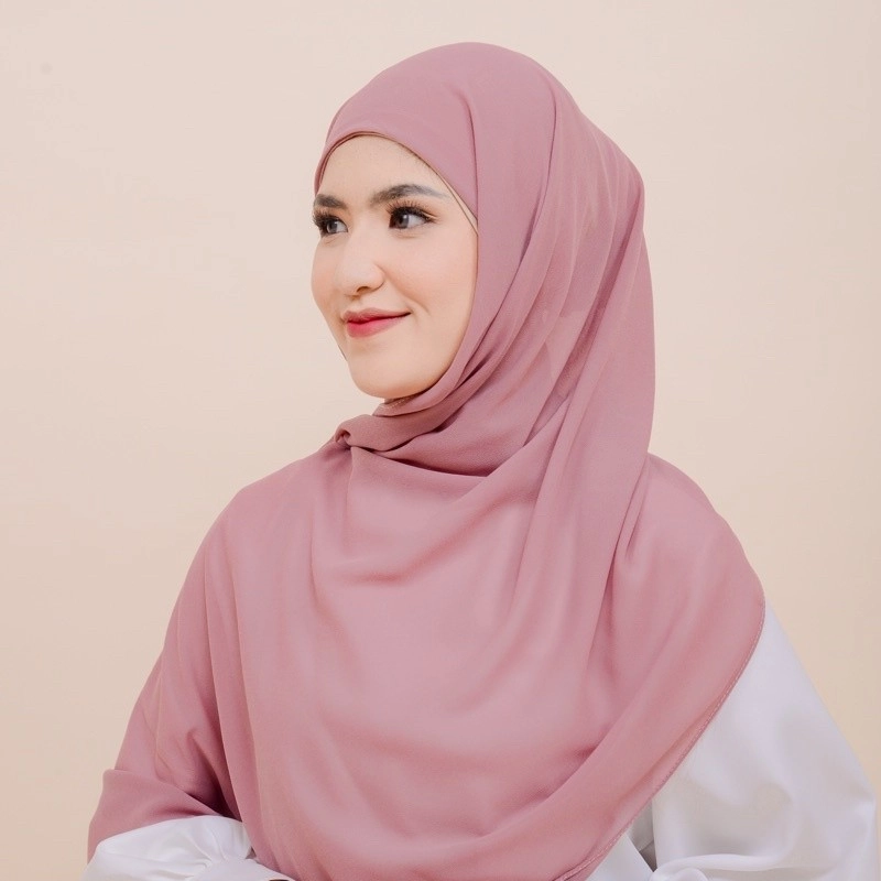 Product image KAHASIL - Hijab Pashmina Inner 2in1 Ceruti Babydoll Premium KHS4383 all variant Blush Pink